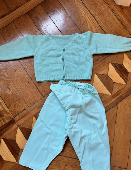 Completo Pupi solari (golf 12 mesi pantalone 9 mesi)