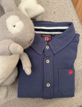 Canadian polo 4Y, €15+ss