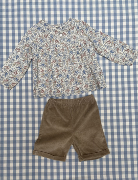Bermuda velluto Divini 3 anni €42+ss