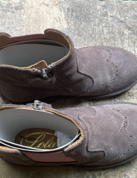 Stivaletto beetle Lola Grigio suede n30 €50+sp