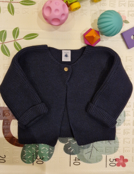 Cardigan PETIT BATEAU 12m 30+ss