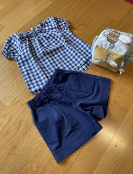 Completo camicia e pantalone tg. 4 anni, € 45+SS