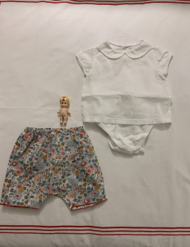 Coulotte sartoriali in Liberty Betsy €10 misura 0-3 mesi