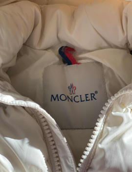 6/9 mesi 67 cm completo sci Moncler panna