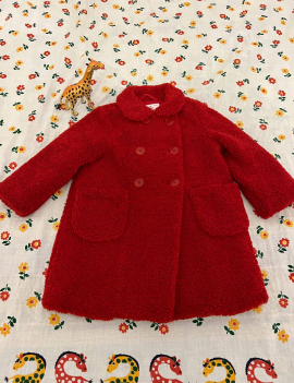 Cappotto il Gufo in pelliccia sintetica, imbottito tg 3 anni 70 euro