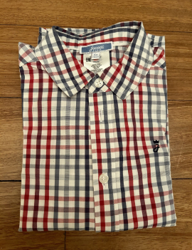 Jacadi camicia scozzese 6A, 18€+ss