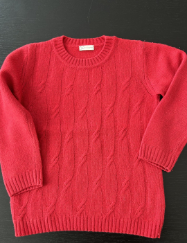 Jo milano, maglia girocollo rossa 6A €28+ss