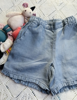 Pantaloncini in lino Isi (Malvi) 9 mesi 25 Euro