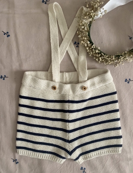 salopette in maglia Oeuf taglia 6 mesi