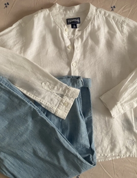 camicia in lino di Villebrequin taglia 8 anni