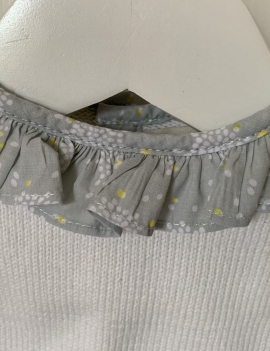 Completino in cotone mezza manica con bloomer abbinati BONNET A POMPON 3 Mesi (ma veste piccolo) 40€ +ss