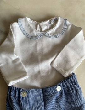 Body con colletto NICOLETTA FANNA 3 mesi 20€ + pantalone nuovo bottoni in madreperla mai indossato velluto leggero NICOLETTA FANNA 3 mesi 20€ +ss