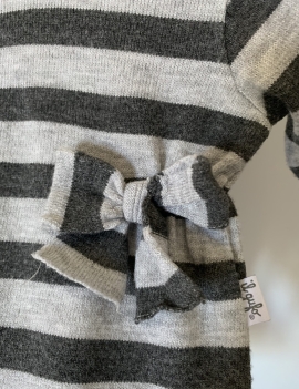 Tutina a righe morbida con fiocchetti 🎀🎀 IL GUFO 3 Mesi 30€ +ss