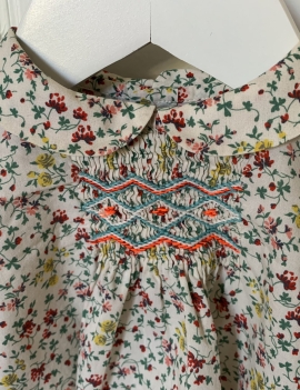 Camicino punto smock LIBERTY BONPOINT 18 Mesi 40€+ss