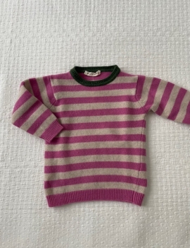 Maglia righe lana Beige e Ciclamino Zhoe & Tobiah € 40 + SS